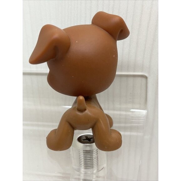 Littlest Pet Shop Boxer #83 Brown White Dog Hasbro 2005 LPS - Picture 3 of 10